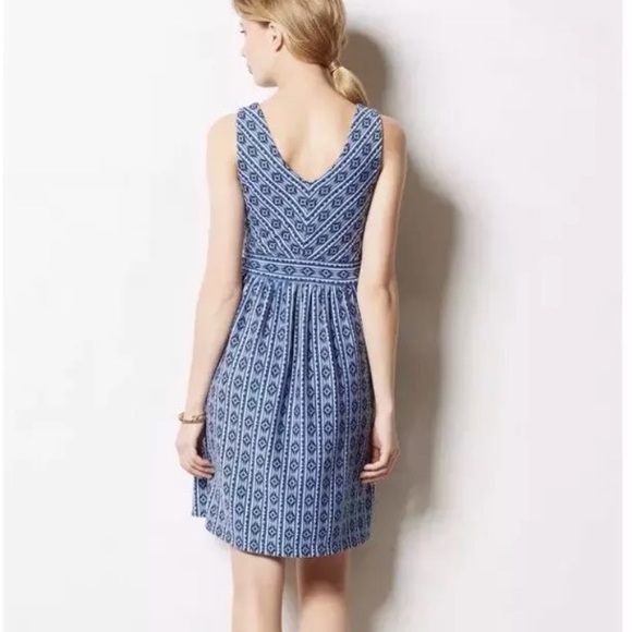 Blue sundress Maeve Anthropologie size 2 - Picture 2 of 8